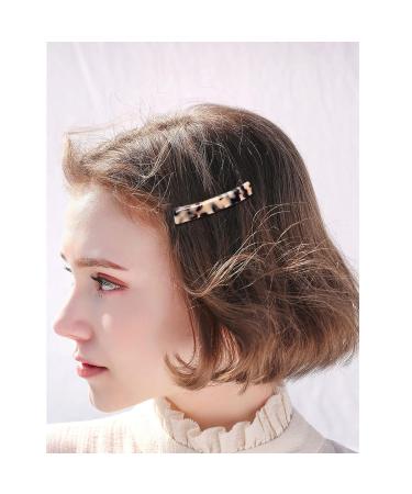 Tshaoun 3-Piece French Vintage Hair Clips - Classic Accessories for Fine & Medium Thick Hair - Rectangle Tortoise Style Hair Clips for Women & Girls - Buy Online on GoSupps.com