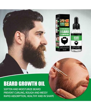 Beard Growth Kit with 0.5mm Derma Roller and Beard Oil Serum for Men - Grooming and Rapid Growth Solution (Type2) - Buy Online on GoSupps.com