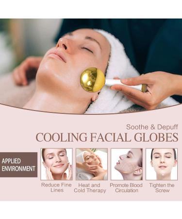 Ice Globes & Cryo Sticks for Face - Reduce Puffiness Tighten Skin and Combat Dark Circles | Facials Massager & Cooling Roller | Perfect Beauty Gift Set for Women - Buy Online on GoSupps.com
