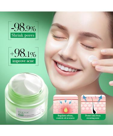 Salicylic Acid Acne Cream 50g - 3% BHA Spot Cream for Acne - Blackhead Remover - Dark Spot Remover for Face - Scar Removal Cream - Moisturizing Face Cream for Women - Pimple Cream for Redness - Buy Online on GoSupps.com