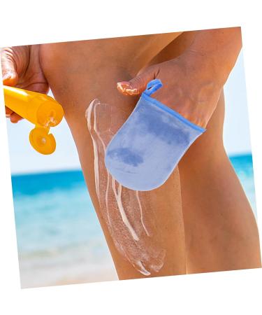 SOESFOUFU 1 Set Gloves Lotion Sun Cream Tanning Applicator Kit Back Tanning Applicator for Adult Self Tanning Mitt Applicator Tanning Mitten Applicator Fingerless Flocking Sunscreen - Buy Online on GoSupps.com