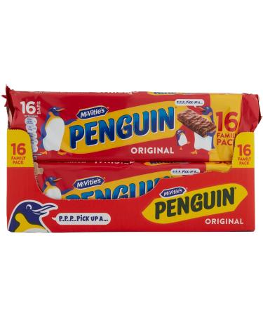  McVitie's McVities Penguin Milk Chocolate Biscuit Bar 393g (Pack of 16) - Buy Online on GoSupps.com