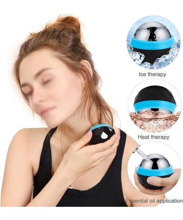 Cold Massage Scooter & Muscle Ball - Hot & Cold Handheld Roller for Deep Tissue Relief | Sore Muscle & Fascia Massage - Buy Online on GoSupps.com