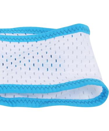 Breathable Anti-Snoring Sleeping Mask with Jaw Support Belt and Chinrest - Sky Blue Trim - Buy Online on GoSupps.com