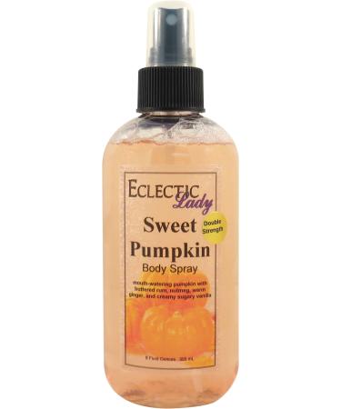 Sweet Pumpkin Body Spray (Double Strength) 8 ounces Body Mist for Women with Clean Light & Gentle Fragrance Long Lasting Perfume with Comforting Scent for Men & Women Cologne with Soft Subtle