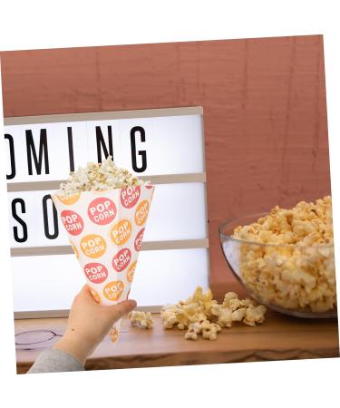 FRCOLOR 250 Pcs Popcorn Bag Cone Shaped Bags Mini Gift Bags Cookies Bags Popcorn Servings Bags Pink Popcorn Pink Candy Snack Bags Halloween Cone Bags Wedding Child Paper French Fries - Buy Online on GoSupps.com