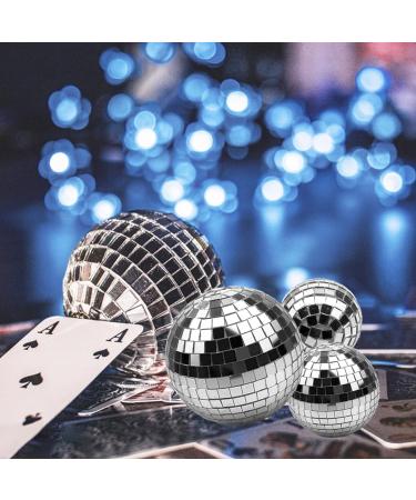 10 PCS Disco Ball Cake Decorations Disco Ball Cupcake Toppers 1970s Disco Theme Party Supplies for Saturday Night Fever Dance Birthday Bachelorette Party Supplies - Buy Online on GoSupps.com