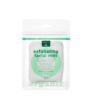 Earth Therapeutics Organic Cotton Exfoliating Facial Mitt