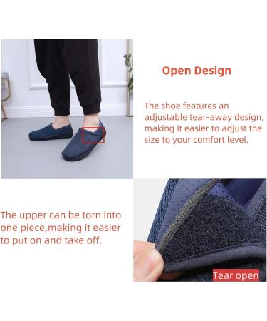 Diabetic Foot Shoes for Swollen Feet | Hallux Valgus & Gout Edema | Comfortable Men's Size 11.5 - Buy Online on GoSupps.com