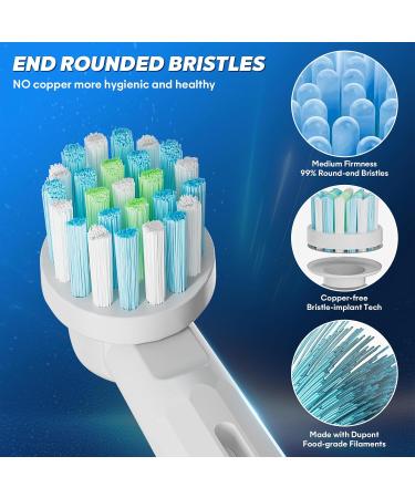 Replacement Toothbrush Heads for Oral-B Braun 12 Pack Refills for Pro 1000 7000 9600 & More - Buy Online on GoSupps.com
