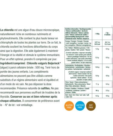 Purasana Pure Organic Chlorella 500 Tablets Up to 1500 mg per Dose. Broken Cell Wall. Natural Satiety. Detox. Vegan Proteins Organic Chlorophyll. Energy and Vitality - Buy Online on GoSupps.com