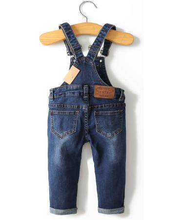 KIDSCOOL SPACE Toddler Slim Denim Jumper, 3-4 Years, Blue-2086 - Buy Online on GoSupps.com