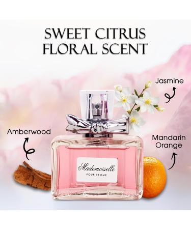 Women's Delilah&Mademoiselle Perfume Set Romantic Floral Scent Eau De Parfum Spray for Women 3.4 Fl Oz Each Bottle Daily Used Fragrance - Buy Online on GoSupps.com