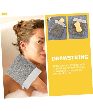 Baluue 6 Pcs Soap Bag Foaming Net Bathing Supply Soap Net Bags Soap Foaming Net Soap Mesh Holder Flax 14.5x12cmx3pcs As Shownx3pcs - Buy Online on GoSupps.com