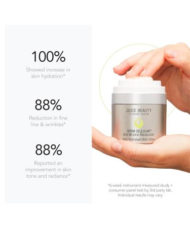 Juice Beauty STEM CELLULAR Anti-Wrinkle Face Moisturizer - Hydrating Plant Stem Cells & Vitamin C for Fine Lines - 1.7 fl oz - Buy Online on GoSupps.com