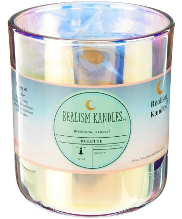 Hulette Cotton and Sea Salt Scented Candle 48-75 Hour Burn Time Made with Soy Wax Premium fragrance and Essential Oils Wood Apple Wick Luxury non-toxic & soot free 12 oz