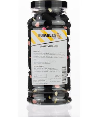 Liquorice Cream Rock Sweets Gift Jar - Buy Online on GoSupps.com