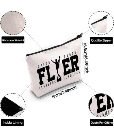 Fearless & Flawless Cheerleading Cosmetic Bag - Perfect Cheerleader Survival Kit Gift - Buy Online on GoSupps.com