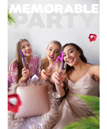 Party Pecker Straws 30pcs Bride Party Funny Drinking Straws for Drinking Games Naughty Decorations for Bridal Shower Crazy Hen Night Dick Straw Funny Bachelorette Penis Party Favors - Buy Online on GoSupps.com