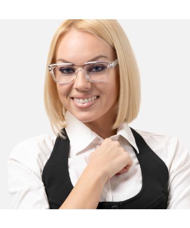 Buy X Frame Therapy Blue Light Glasses for Men & Women - Crystalith Acetate Screen Glasses - BlueBlock Blue Light Protection - Buy Online on GoSupps.com