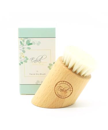 Enhal Premium face brush |Professional wet and dry brush |Soft bristles |Washing brush |Peeling brush |manually massage brush |100% natural bristle plastic-free |Facebrush - Buy Online on GoSupps.com
