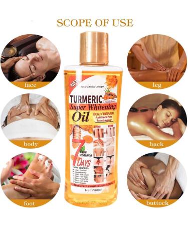Soft 7 Turmeric Oil Super Whitening Oil Veetgold Body Oils Turmeric Oil Super Whitening Oil 7 Days Turmeric Oil For Lightening Dark Skin Turmeric oil Super Whitening Oil Body Repair (1) - Buy Online on GoSupps.com