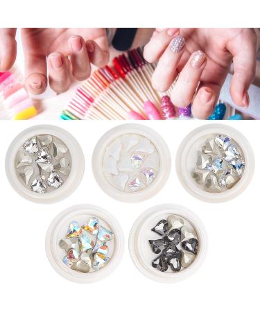 Nail Art Rhinestones Nail Rhinestones Fits Nails Well Heart shaped Nail Rhinestone for Gel Nail for Acrylic for Nail Tip for Natural Nail - Buy Online on GoSupps.com