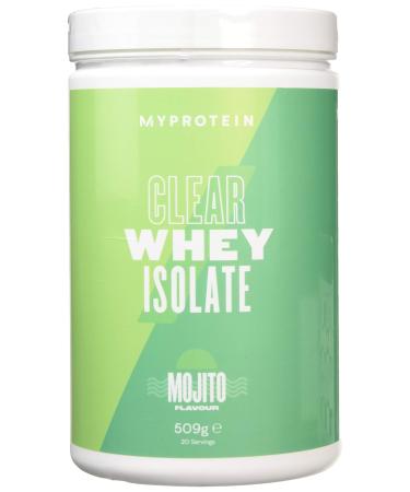 Myprotein Clear Whey Isolate Protein Powder - Mojito - 500g - 20 Servings - Cool and Refreshing Whey Protein Shake Alternative - 20g Protein and 4g BCAA per Serving Mojito 500 g (Pack of 1)