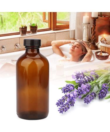 Lot de 20 bouteilles en verre transparent avec couvercle herm tique pour shampoing apr s-shampoing huiles essentielles Marron - Buy Online on GoSupps.com