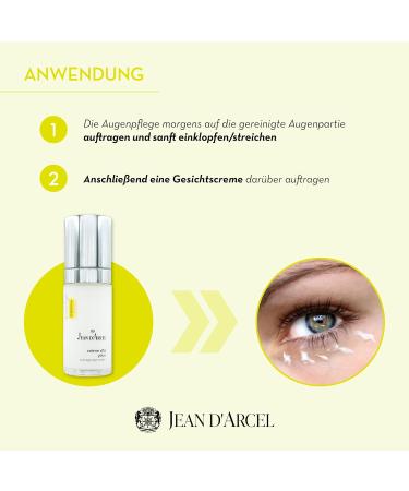 Jean d'Arcel Prestige Anti-Aging Eye Cream - Reduce Wrinkles & Dark Circles with Vitamins C A & E - 30ml - Buy Online on GoSupps.com