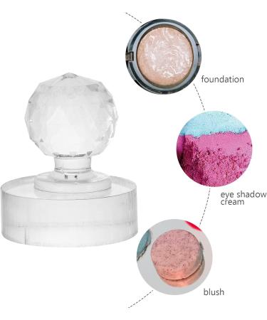Tampon Fard Paupi res 27 Mm Cristal Outil de Pressage pour Maquillage Yeux Accessoire Professionnel pour Poudres et Blush Usage Quotidien - Buy Online on GoSupps.com