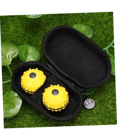 Buy Healeved Decompression Stress Relief Ball - 7.36x3.56cm Yellow Massage Toy for Pressure Relief - Ideal for Stress Relief & Relaxation - Buy Online on GoSupps.com