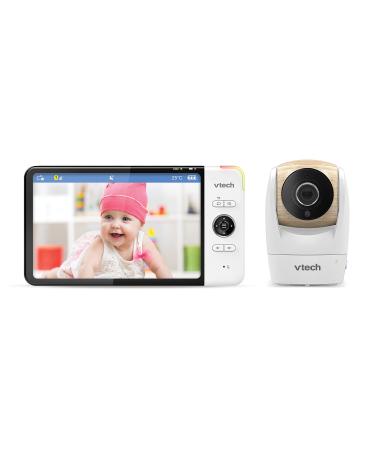 VTECH BabyMonitor VM919 HD-Video Babyphon with wide-angle camera-360 panoramic view HD video clear sound 7 "LCD color screen with night vision function intercom function songs and many more m.