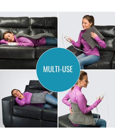 DMI Electric Heating Pad for Back Pain Relief - FSA & HSA Eligible - Large 24.5 x 11 - Ideal for Muscle Aches, Arthritis, and Sore Joints - Buy Online on GoSupps.com