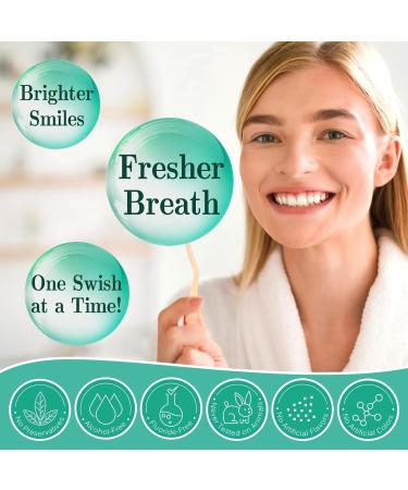 Coconut Pulling Oil & Mint Oil Pulling Mouthwash | Natural Teeth Whitening & Fresh Breath Tongue Scraper Included - Buy Online on GoSupps.com