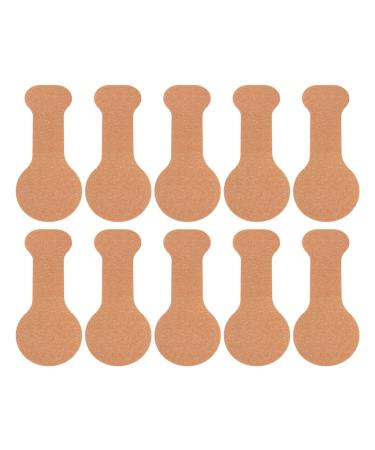 10pcs Adhesive Toe Straightener Patch Heal and Protect Big Toe Fixation Elastic Turf Toe Wrap Brace for Soreness Reduction(Micro Elastic Cloth)