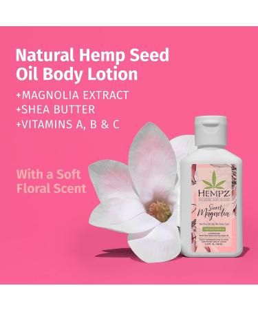 Hempz Sweet Magnolia Limited Edition Mini Body Lotion with Shea Butter & Aloe - 2.25 Fl Oz - Buy Online on GoSupps.com
