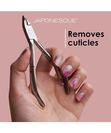 JAPONESQUE Cuticle Nipper - Ultra-Sharp Stainless Steel Blades for Hangnails & Cuticles Anti-Slip Grip for Precision & Comfort - Shop Internationally - Buy Online on GoSupps.com