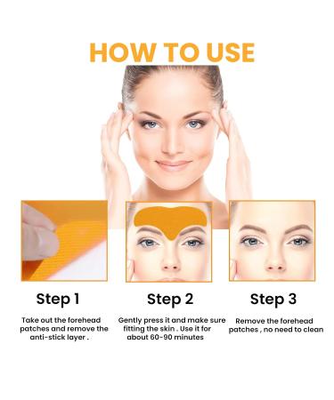 Forehead Wrinkle Patches 10 Pack Anti Wrinkle Facial Patches Overnight Anti-Aging Treatment Collagen and Vitamin E Infused Hydrating Skin Care - Buy Online on GoSupps.com