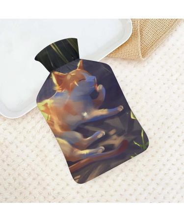 Buy Cat Hot Water Bottle with Plush Cover - Perfect Hand Warmer for Adults & Kids | 26.5x15.3cm - International Shipping Available - Buy Online on GoSupps.com