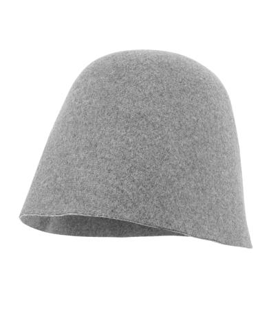 Beaupretty Filz shower hood vintage-hats sauna hat hat hair-turban hat Russian sauna hats night hat sauna head wrap Filzhut for the sauna felt like japanese fishing hat