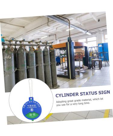 Hemoton Cable Rods 3pcs Signage Emblems Labels Hospital Cylinder Status Sign Cylinder Status Plate Oxygen Tank - Buy Online on GoSupps.com