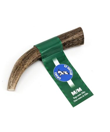 EZ Antler Chews - Deer Antlers for Dogs - Medium Whole - Dog Under 25Lbs - Long Lasting Dog Treats Dog Chews - Marrow Bone Dog Treats - Naturally Shed Preservative Free Cruelty Free - Antler Dog Chew