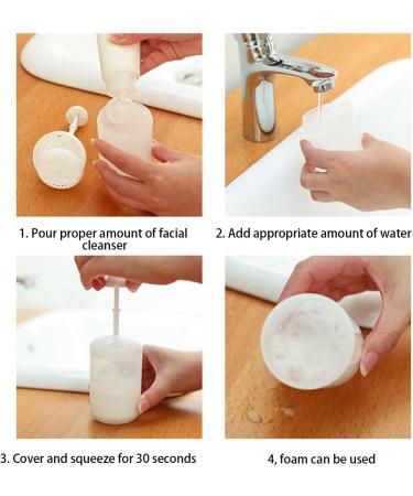 Facial Cleanser Foam Maker Cleansing Skin Care Tools Facial Cleanser Bubble Foam Makerfor Shampoo Home Travel Bathroom Beauty Women Men Teen - Buy Online on GoSupps.com