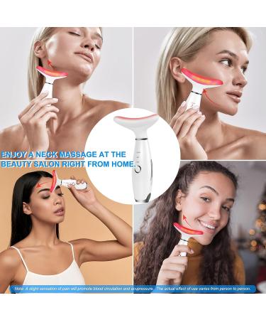 Anti Wrinkles Face Massager Kit | Vibration Facial Massage Device with Heat | 3 Modes for Lift and Skin Care | GuaSha Tool for Face | White - Buy Online on GoSupps.com