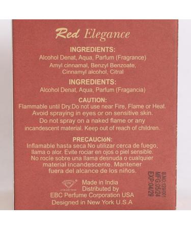 EBC PERFUME Red Elegance Perfume - Eau De Parfum for Women - 3.4 fl.oz - Buy Online on GoSupps.com