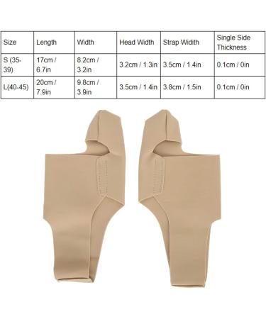 Bunion Corrector Toe Straightener for Hallux Valgus - Soft Breathable Foot Protector (L 40-45 Yards) - Buy Online on GoSupps.com
