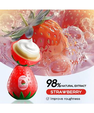 Strawberry Hand Cream for Dry and Chapped Hands Deeply Moisturizing Hand Lotion with Vitamin E Moisturizing Non-greasy Skin Care for Women or Men - Buy Online on GoSupps.com