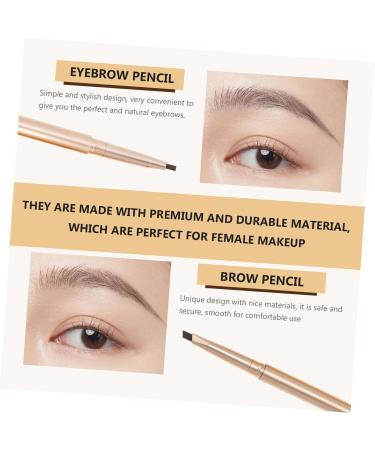 VINTORKY 3pcs Double Ended Eyebrow Pencil Eyebrow Refill Pencil Eyebrow Makeup Pencils Pencil Dark Brown Abs - Buy Online on GoSupps.com