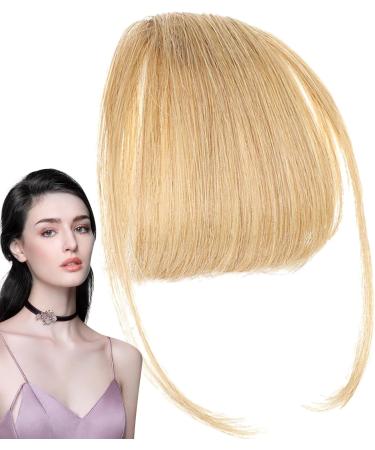 Human Hair - Soft Hair Extension Comfortable Air Bangs French Fake Bangs Fringe | Shiny Clip On Bang Human Hair Stylish Fringe Hairpieces Human Hair Wig Hair Remy Toppers For Women Men Adults gold - Buy Online on GoSupps.com